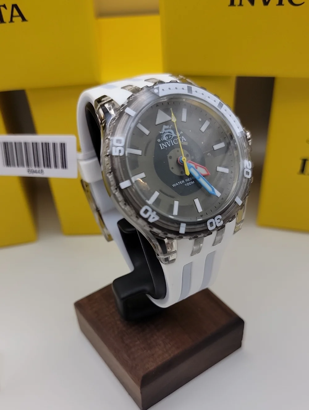 NEW Invicta Subaqua Grey White Chromamode 44mm Mens Womens Analog Watch 69948